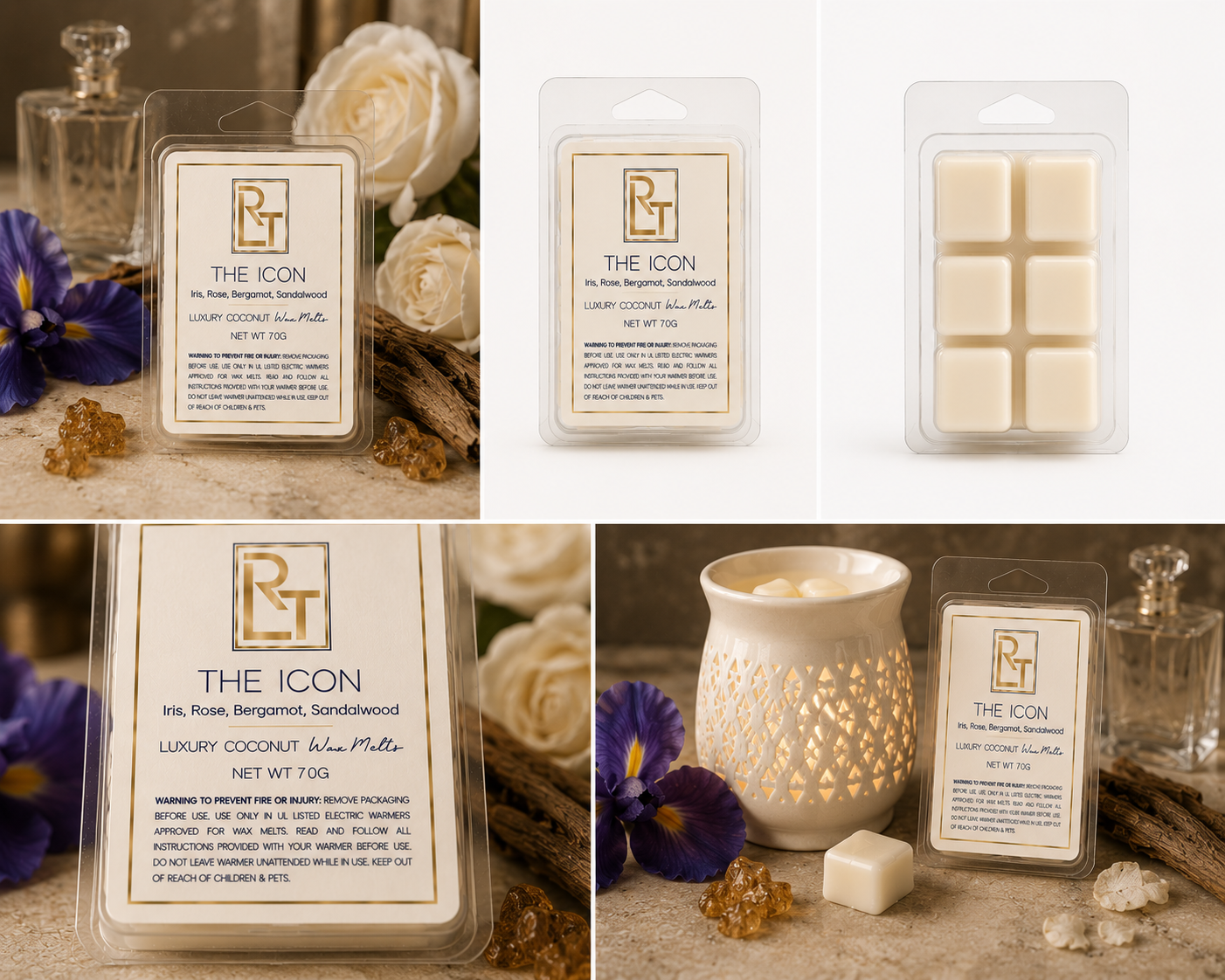The Icon Luxury Coconut Wax Melts