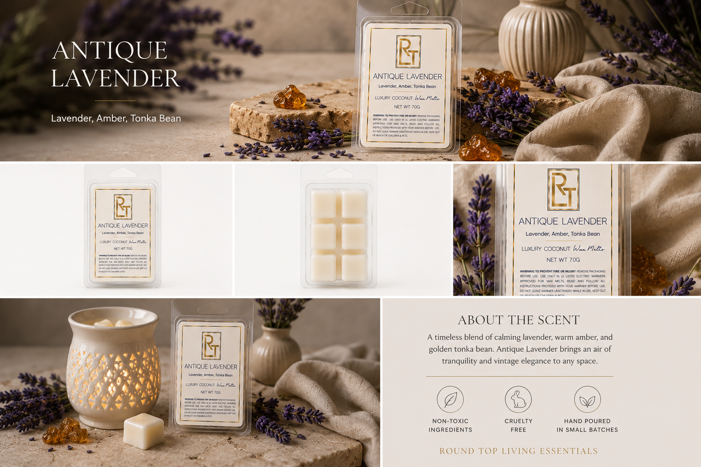 Antique Lavender Luxury Coconut Wax Melts