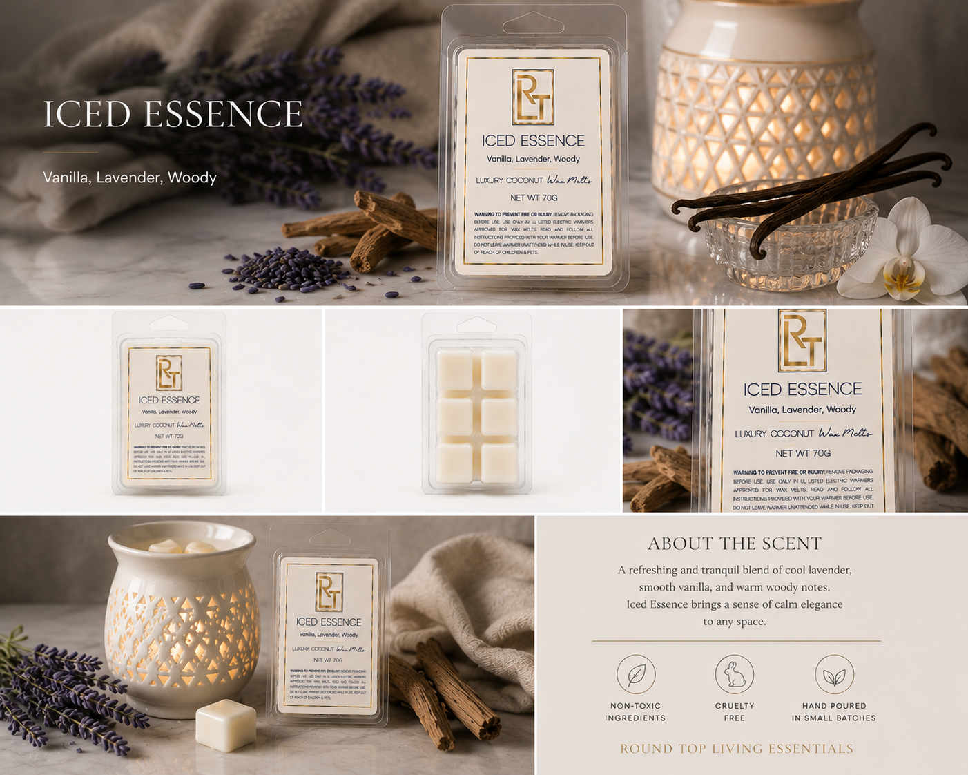 Iced Essence Luxury Coconut Wax Melts