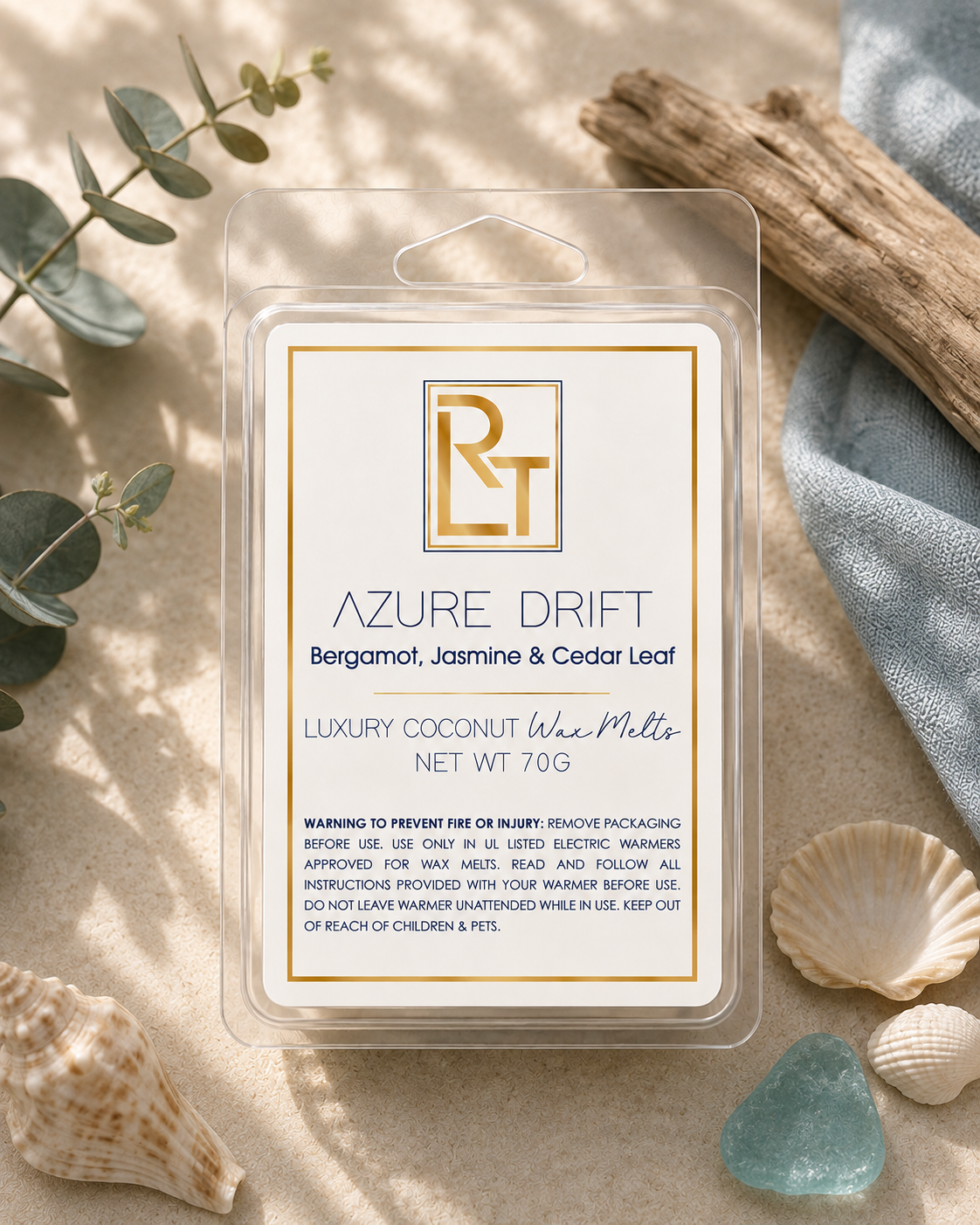 Azure Drift Luxury Coconut Wax Melts