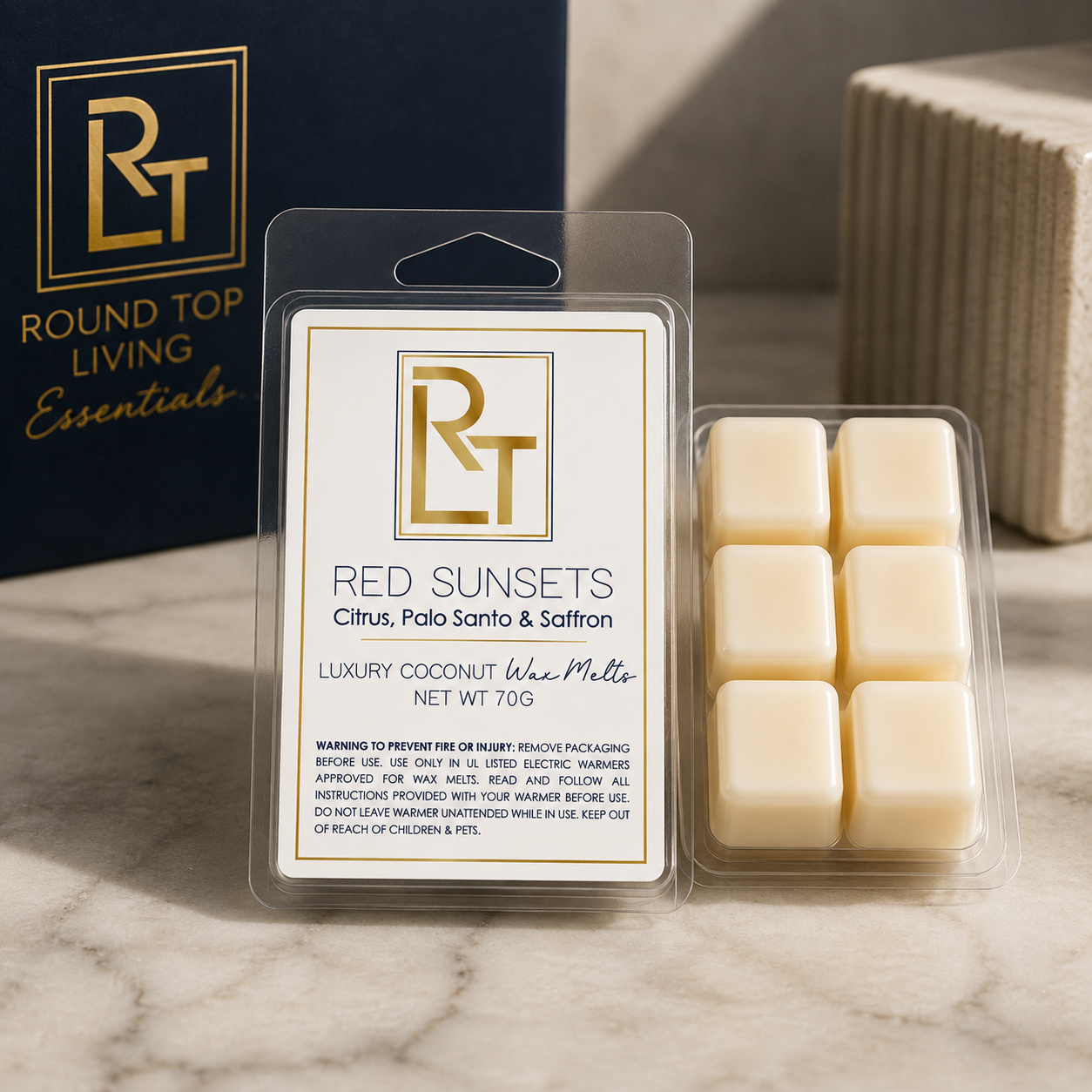 Red Sunsets Luxury Coconut Wax Melts